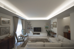 Ristrutturazione casa privata - soggiorno