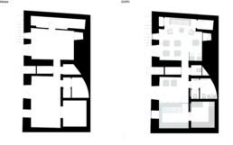 Ristrutturazione architettonica pub - pianta